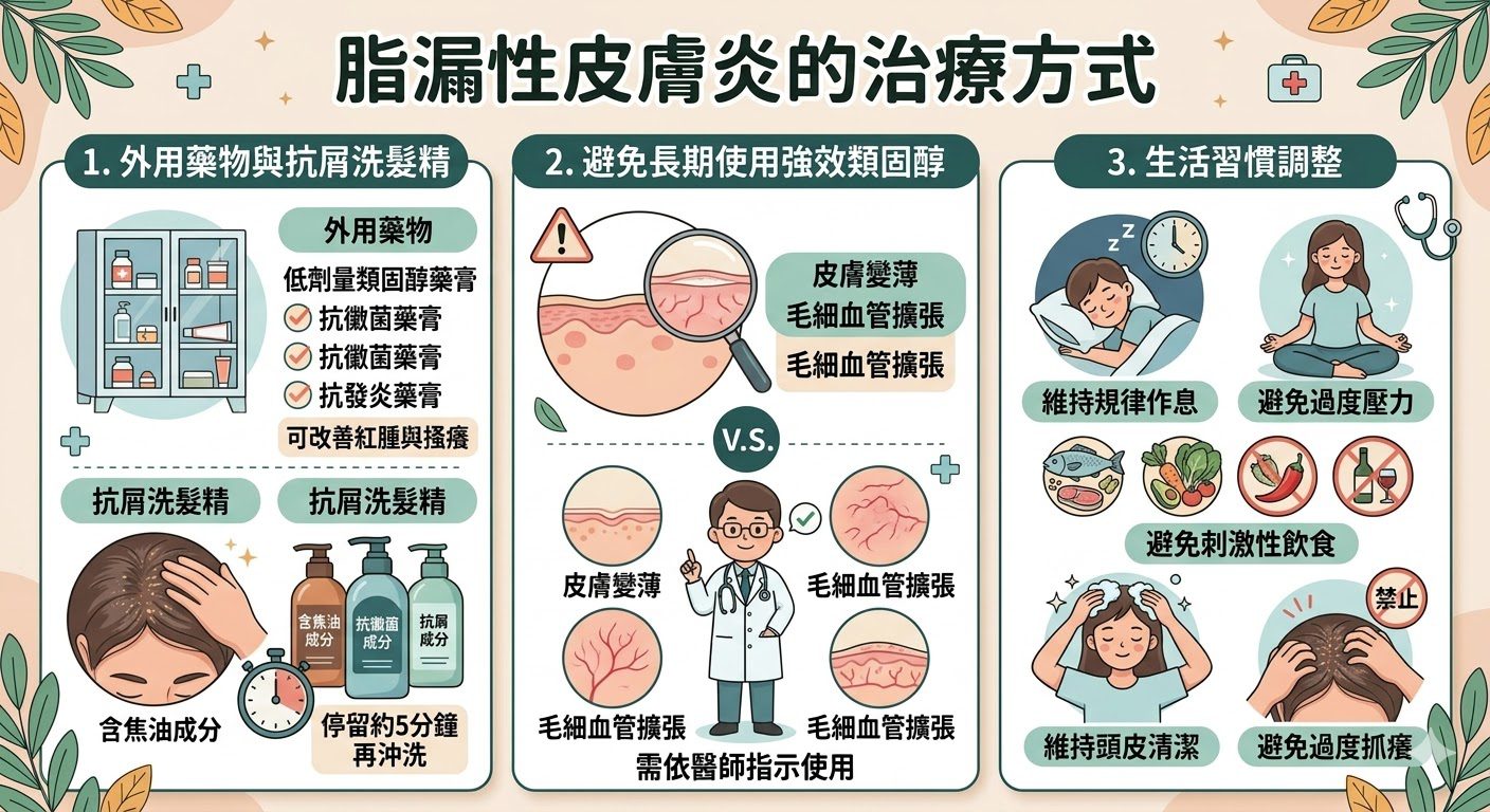 脂漏性皮膚炎症狀原因與治療 5