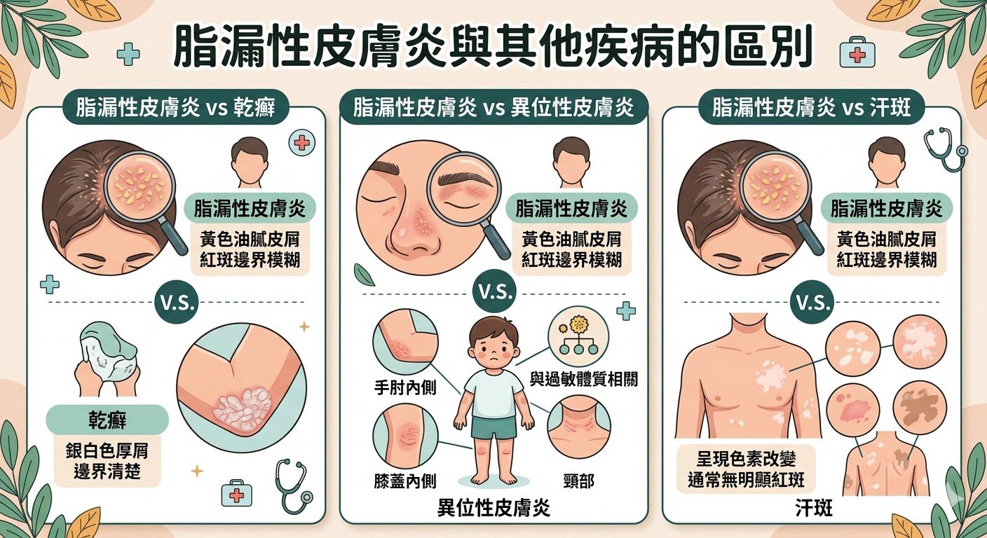 脂漏性皮膚炎症狀原因與治療 4