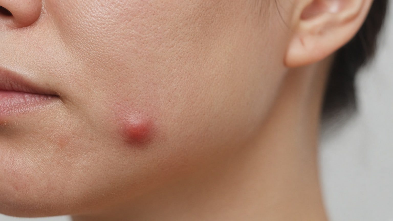 Four stages of acne formation 5