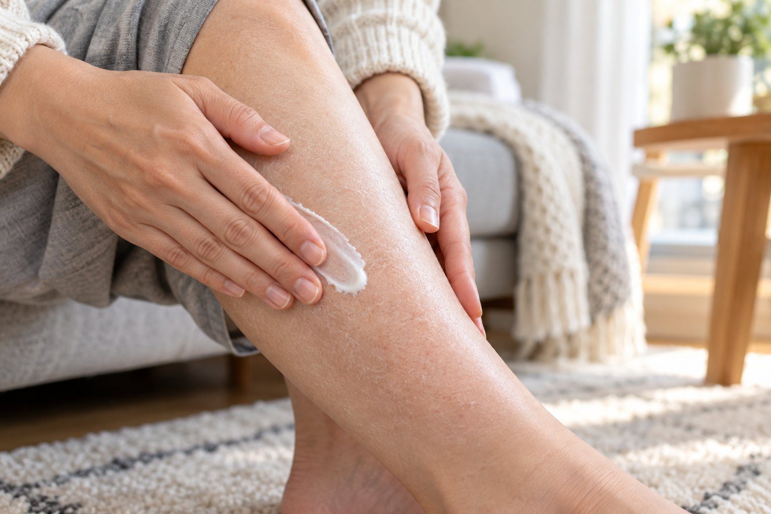 Chăm sóc và dưỡng ẩm da khi bị chàm mùa đông
