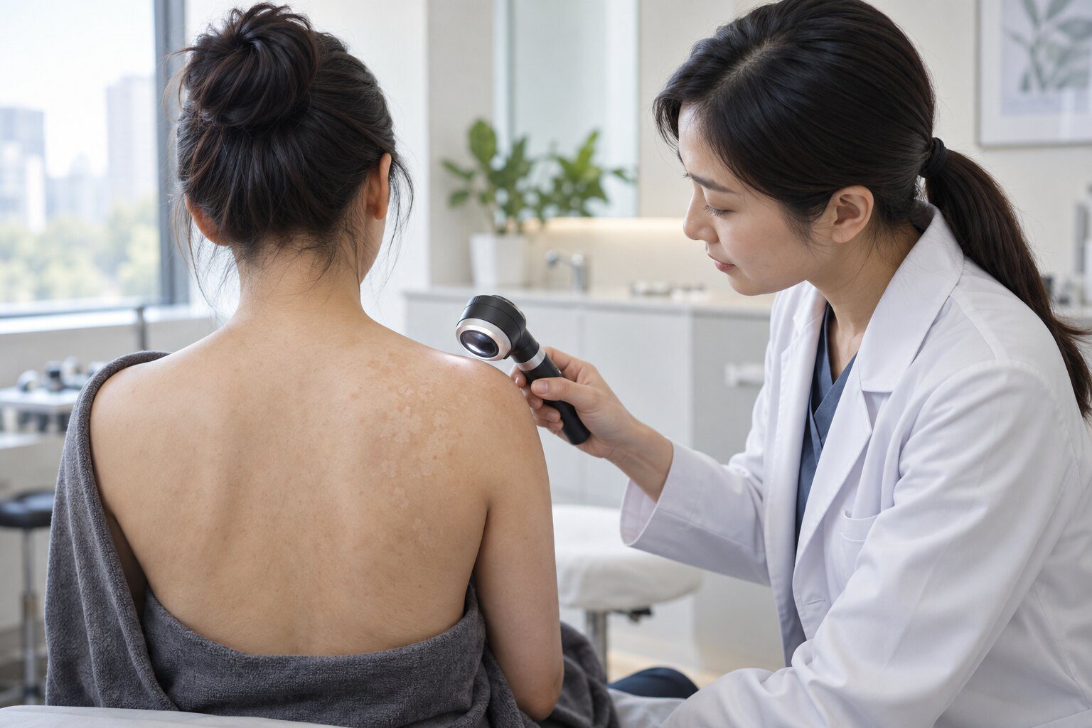 Tinea versicolor symptoms dermatology assessment and daily care